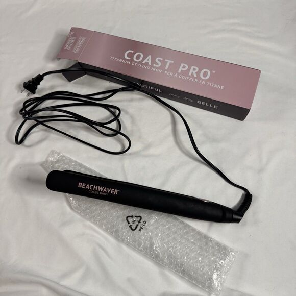The Beachwaver Co. Coast Pro Titanium Flat Iron - Midnight Rose1-Inch Titanium - Picture 1 of 5